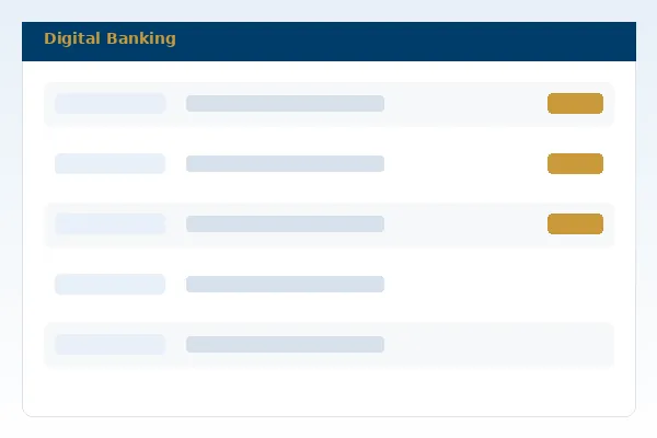 PinnBankTX online banking dashboard displaying account balances, recent transactions and bill payment scheduler